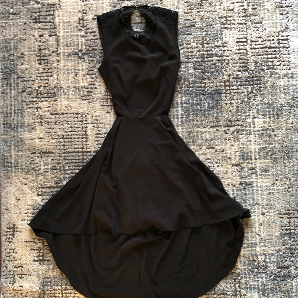 NWT Nordstrom Chelsea & Violet Black Dress S - Picture 3 of 7